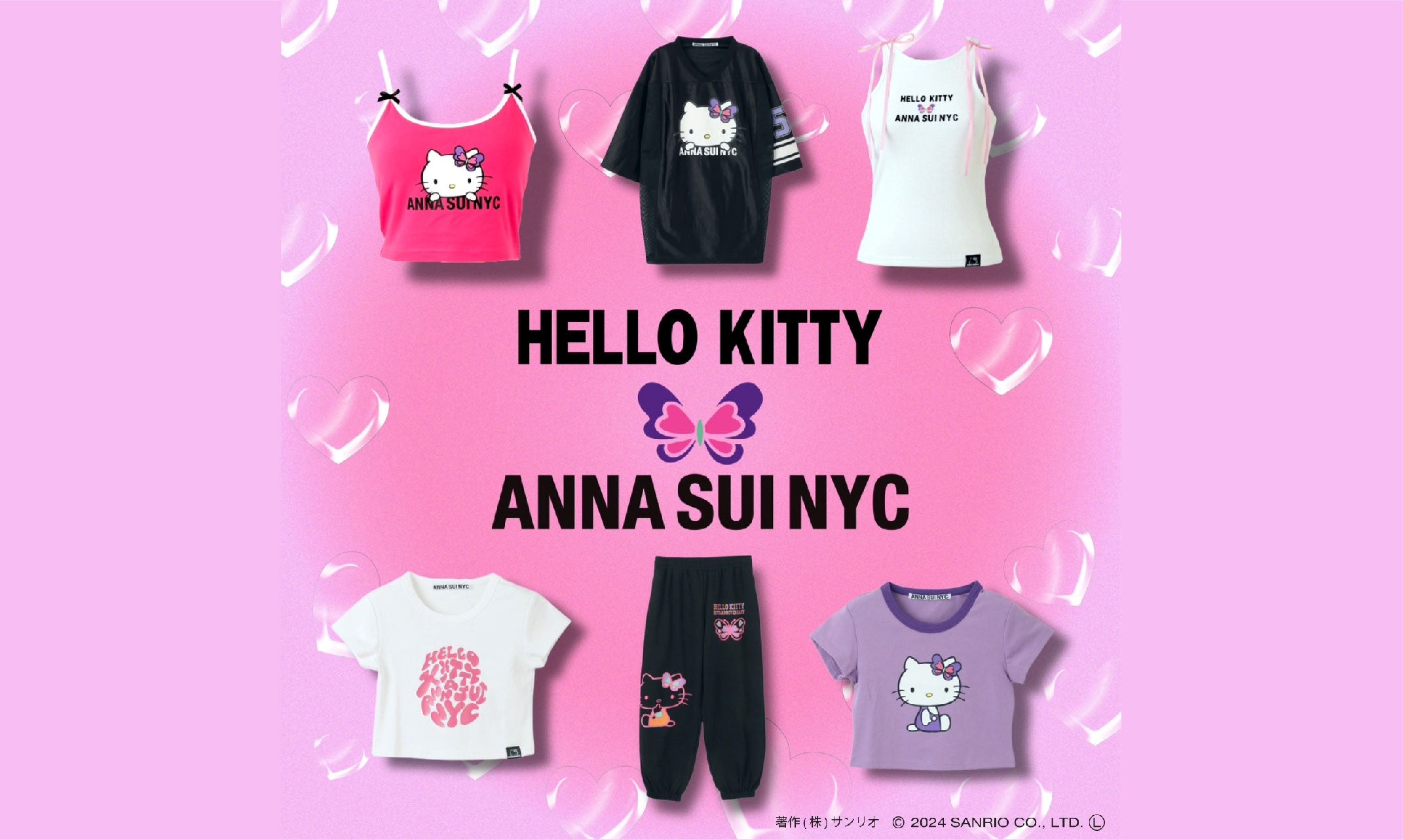 <center>ANNA SUI NYC ×HELLO KITTY</center>