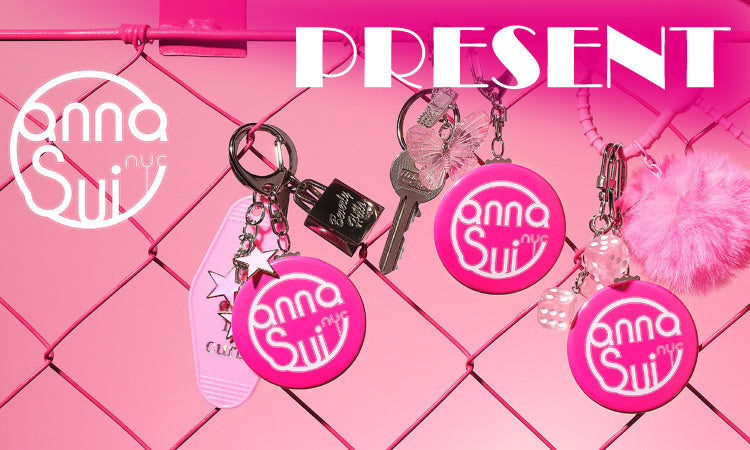 <center><small>ANNA SUI NYC cosmetics<br>DEBUT CAMPAIGN</small></center>