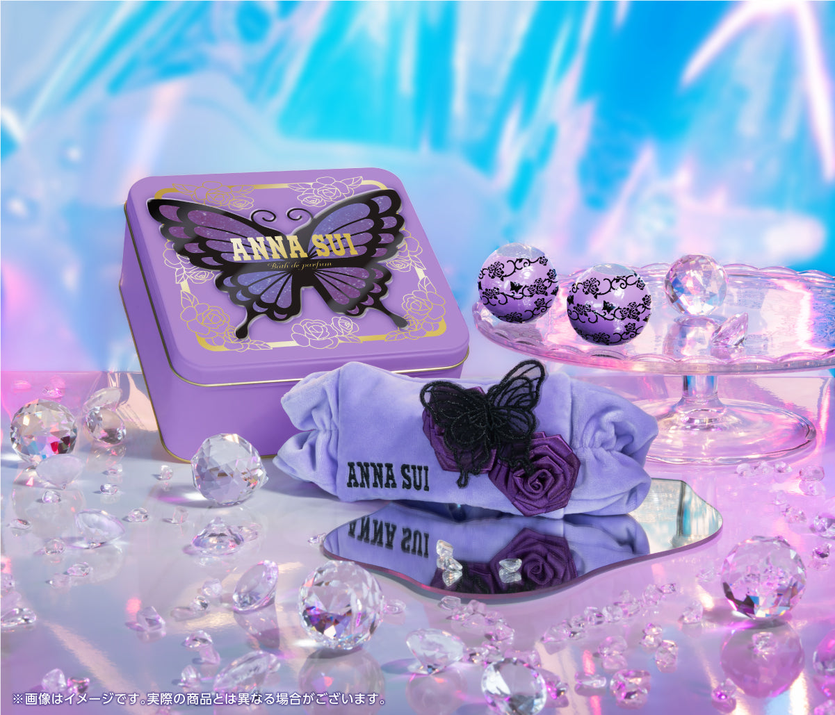 <center><small>びっくらたまご Bath de parfum ANNA SUI &バスタイムリラックスセットが登場</small></center>