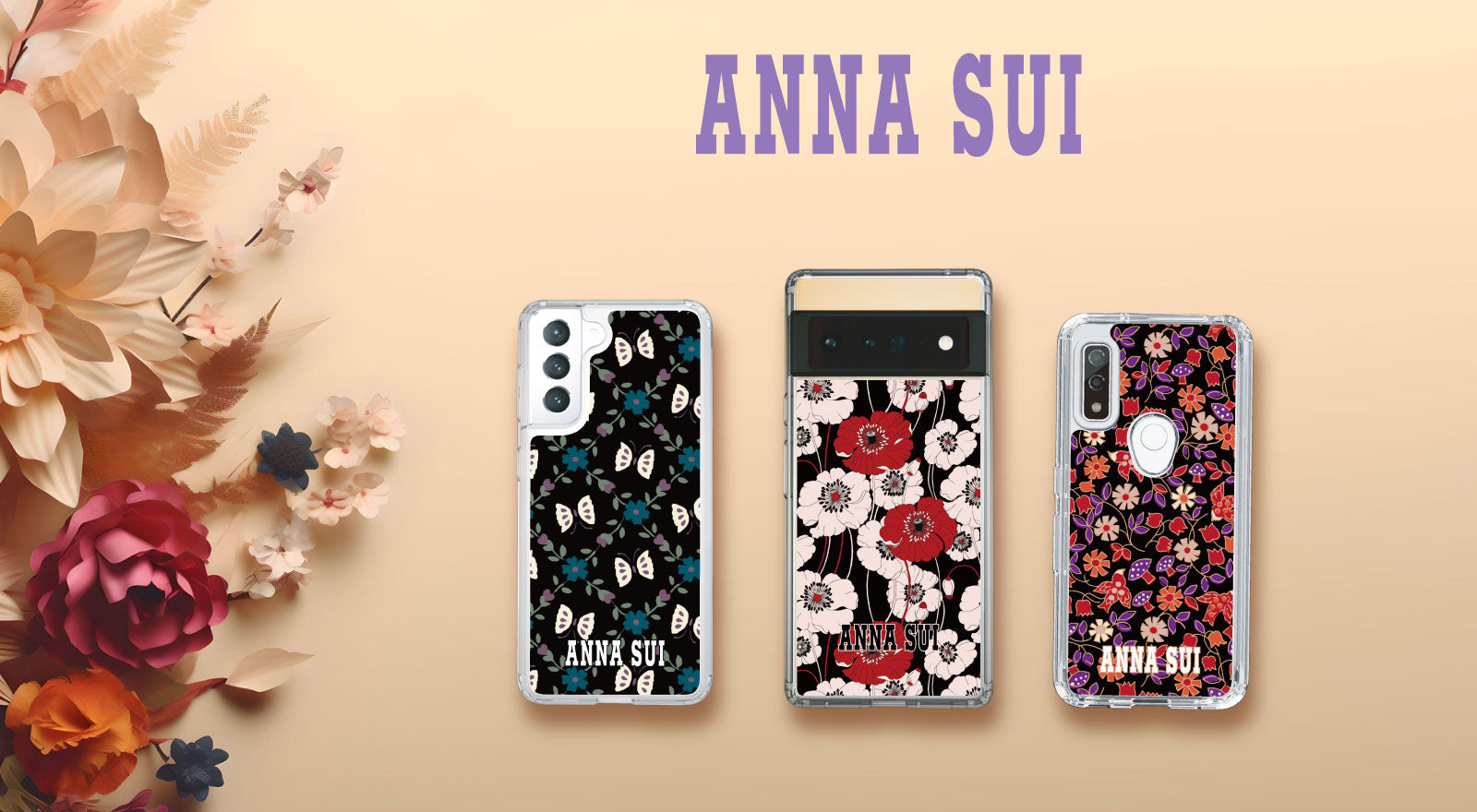 <center><small>ANNA SUIのスマートフォンケースが、<br>CASEPLAYから登場!</small></center>