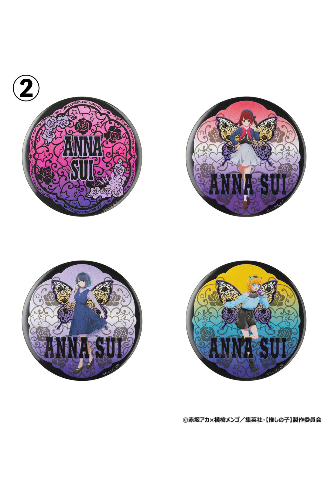 【推しの子】×ANNA SUI 推し活リュック(缶バッジ付)
