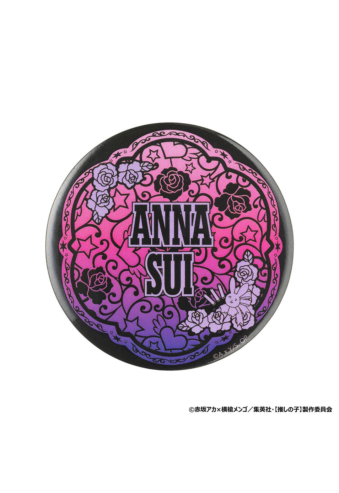 【推しの子】×ANNA SUI 推し活トートバッグ(トレカケース / 缶バッジ付) PURPLE