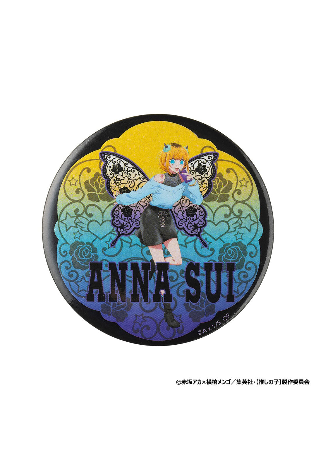 【推しの子】×ANNA SUI 推し活トートバッグ(トレカケース / 缶バッジ付) PURPLE