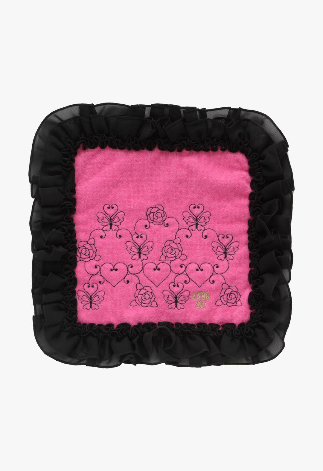 Rose & Butterfly Frill Towel