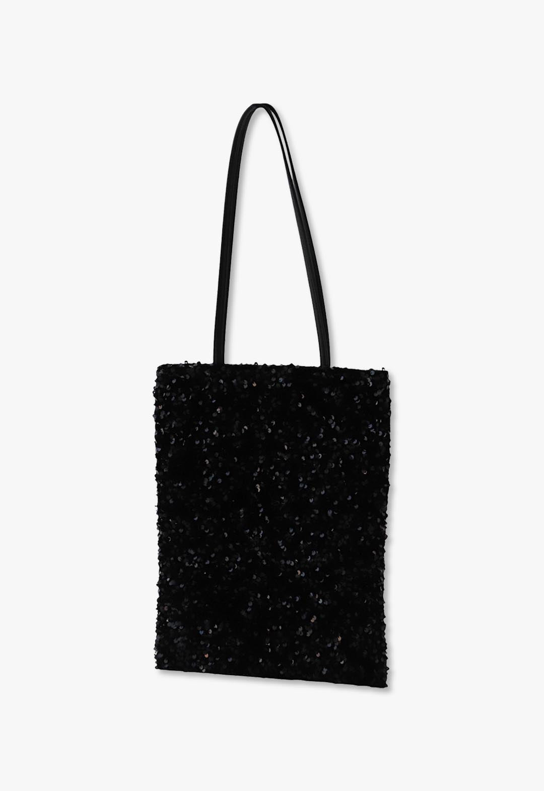 sequin tote bag