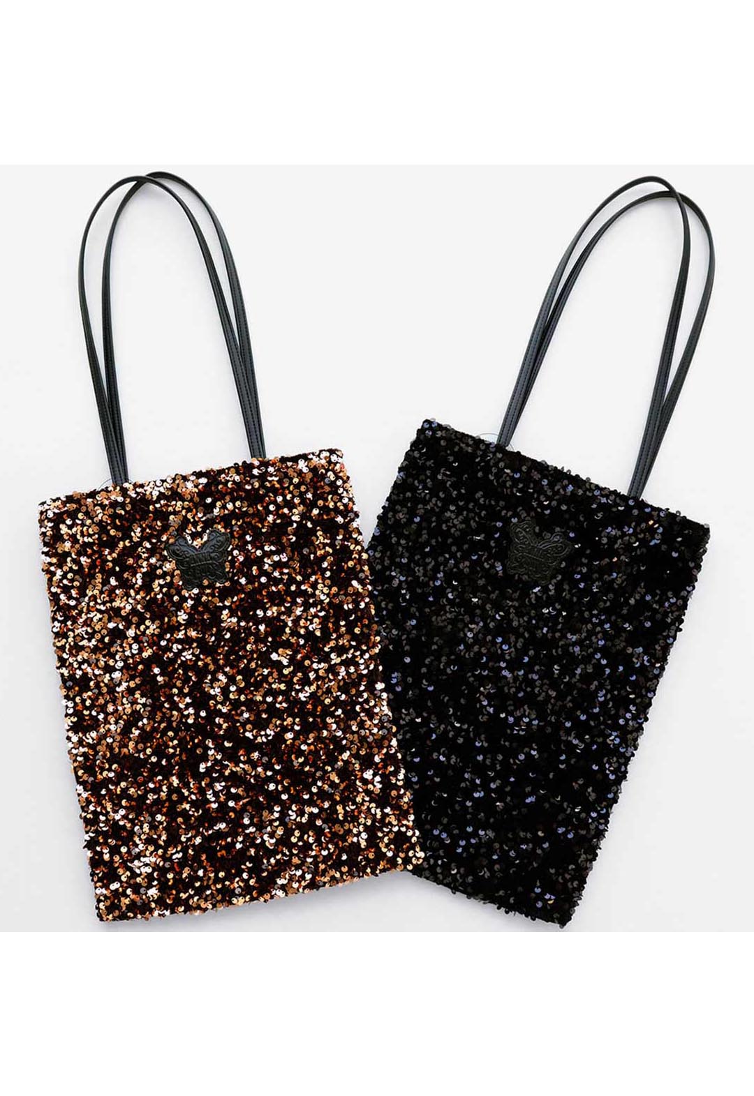 sequin tote bag