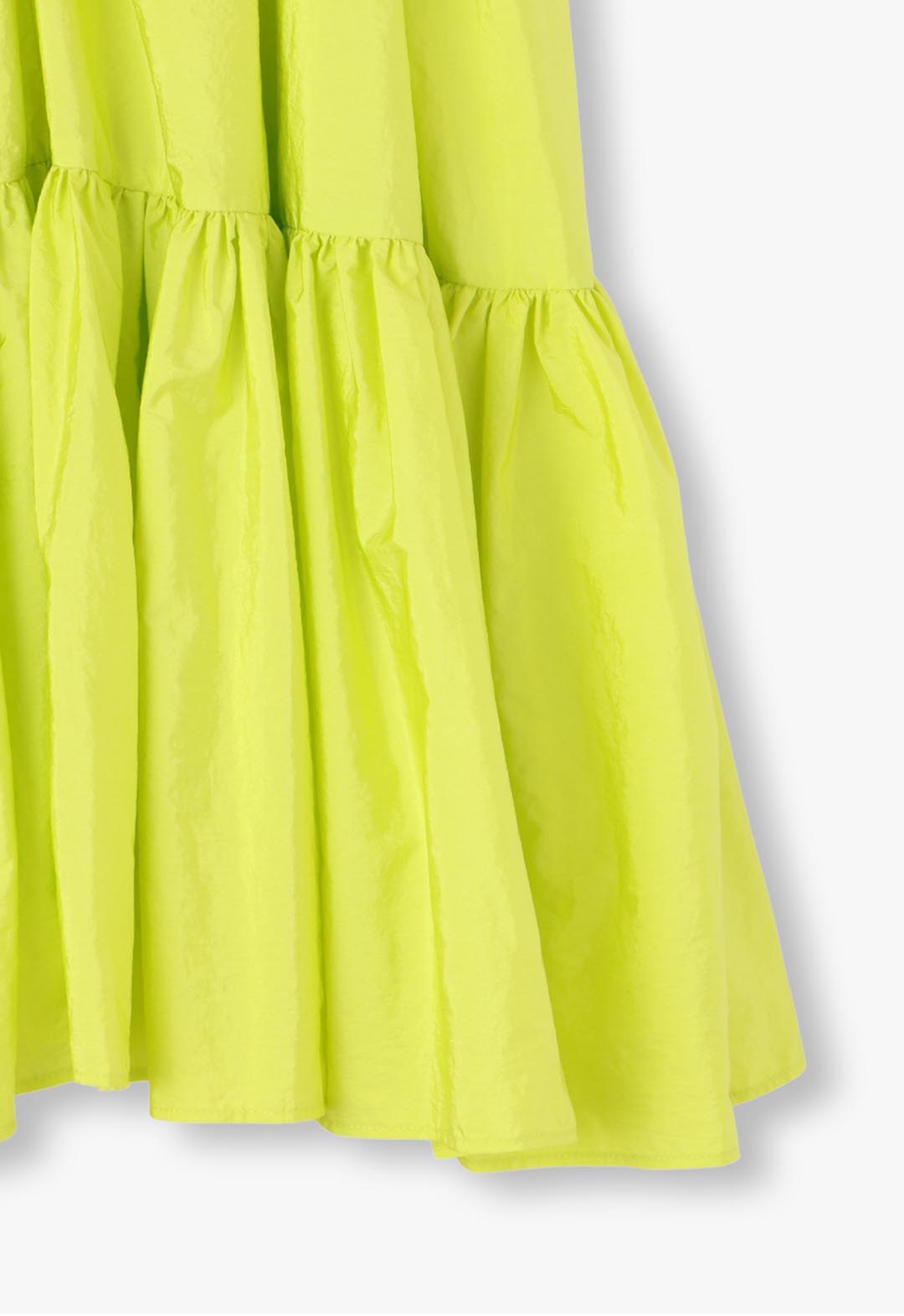 Gathered flare camisole dress