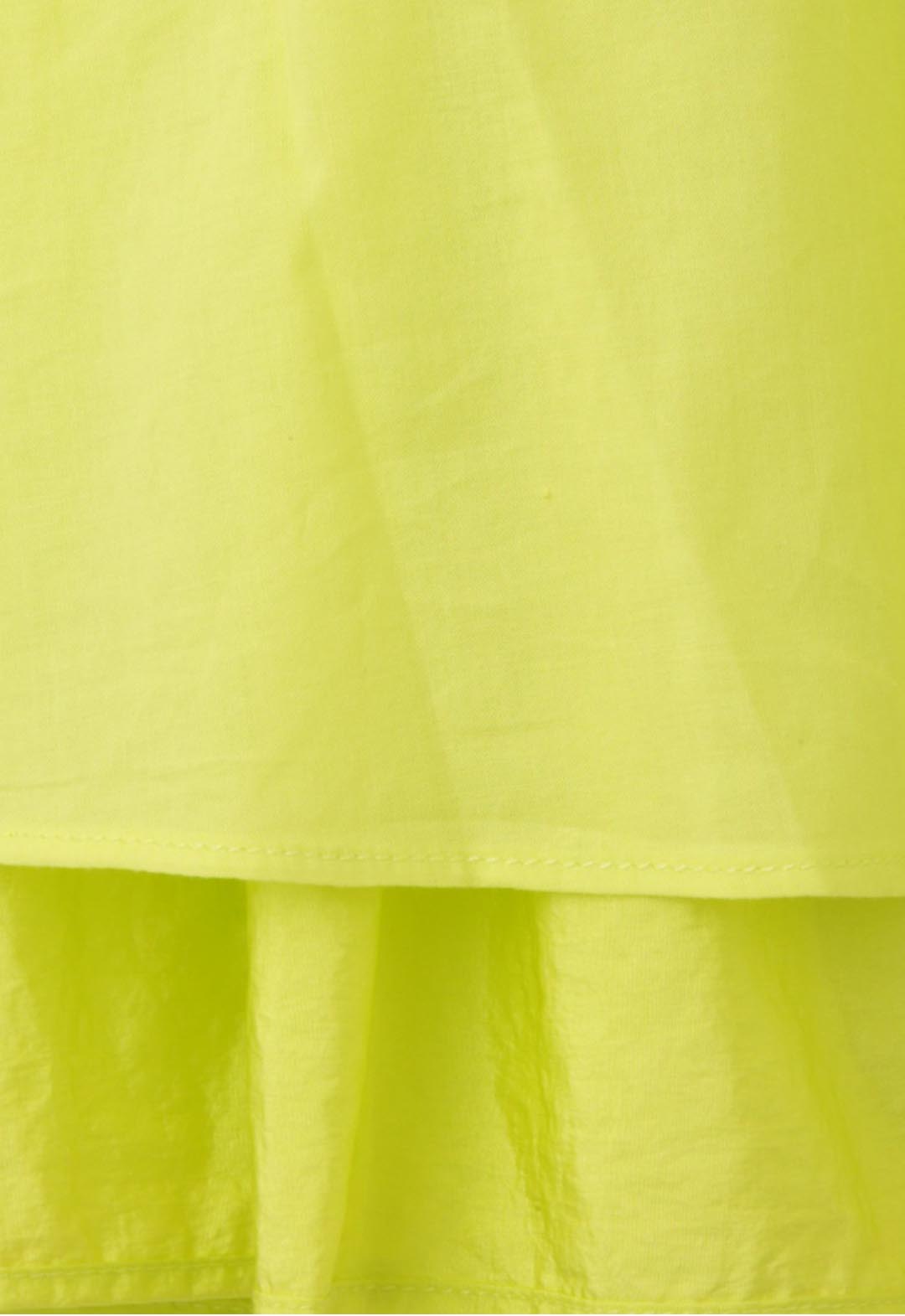 Gathered flare camisole dress