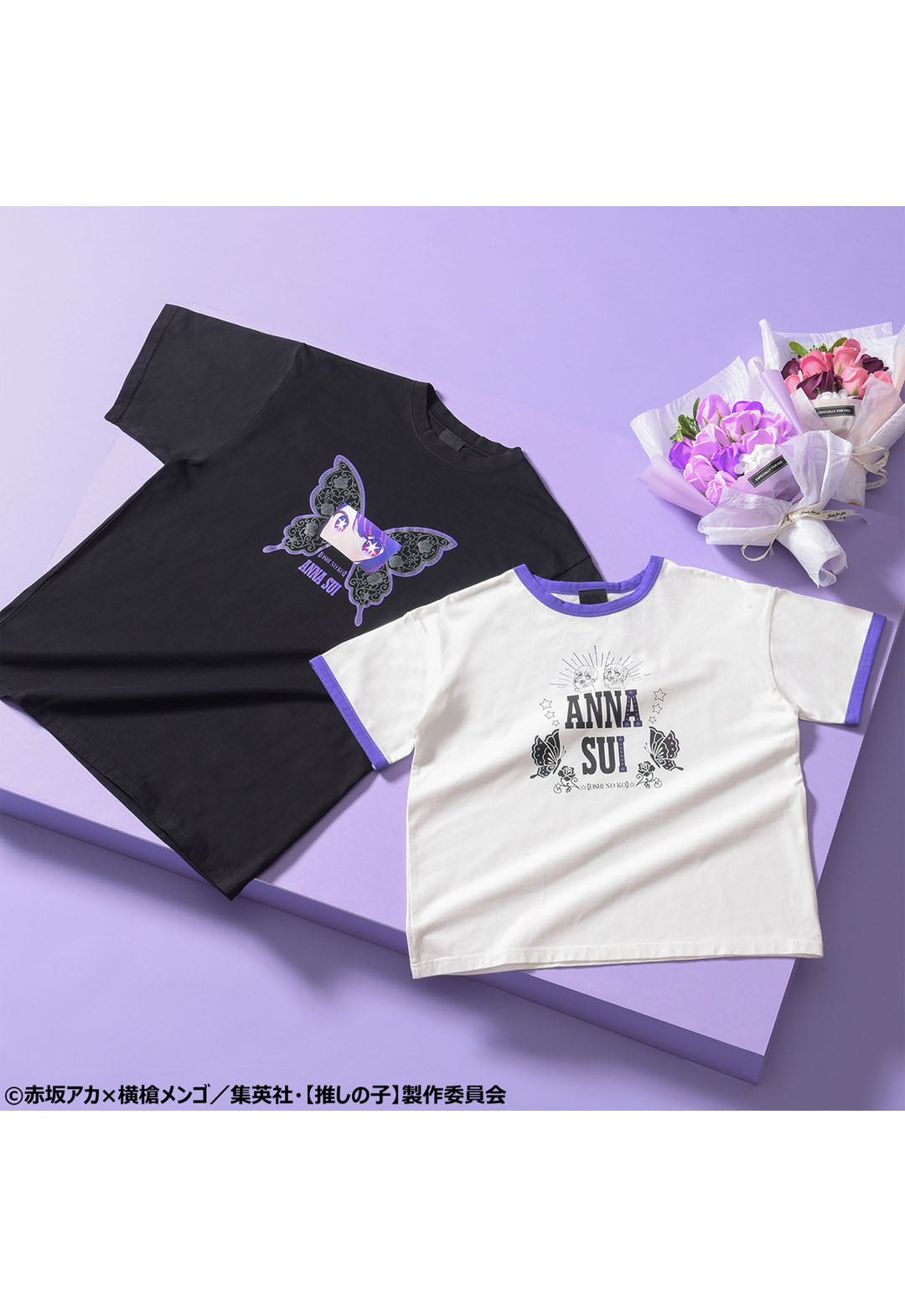 【推しの子】×ANNA SUI アイの目元Tシャツ