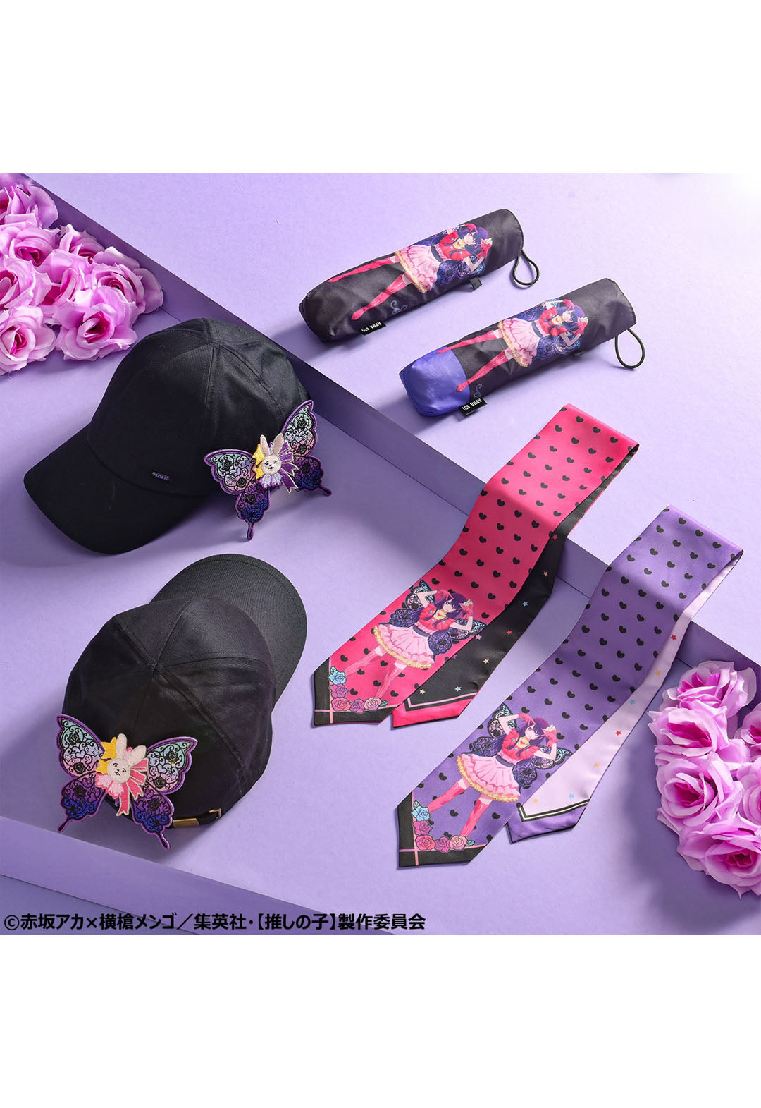 【推しの子】×ANNA SUI スカーフ(アイ・フューシャ)