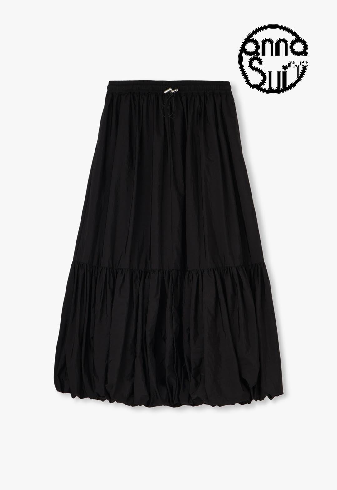 Balloon flare long skirt