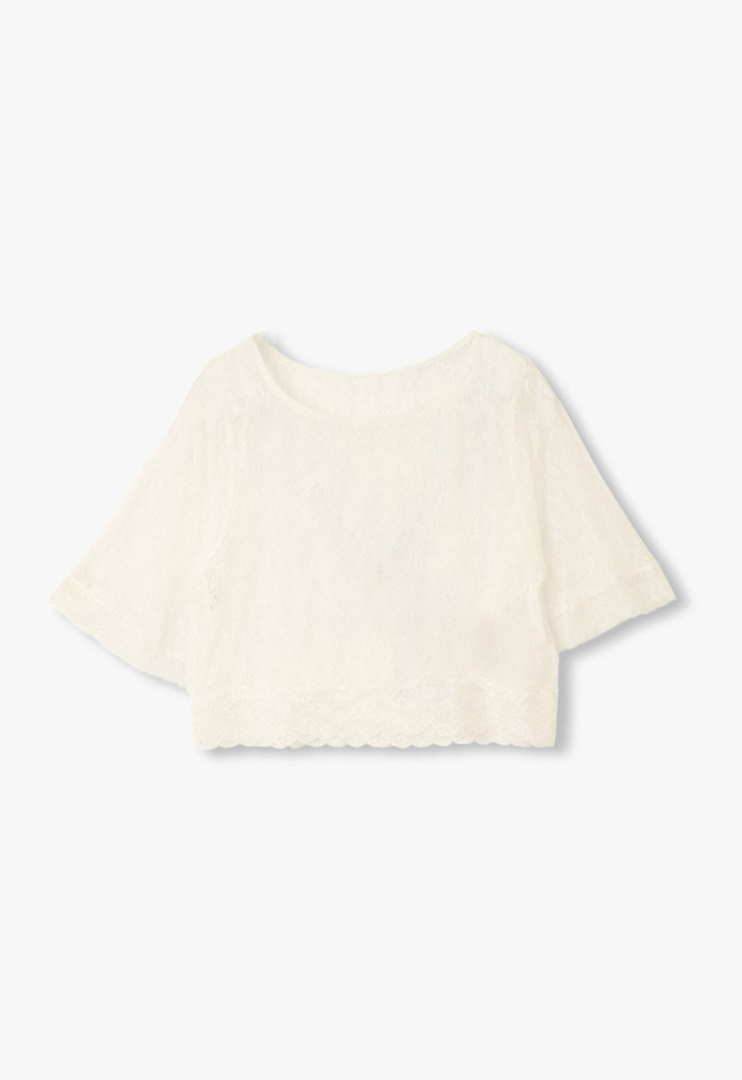 Botanical Mochie Flakes Cropped Tops