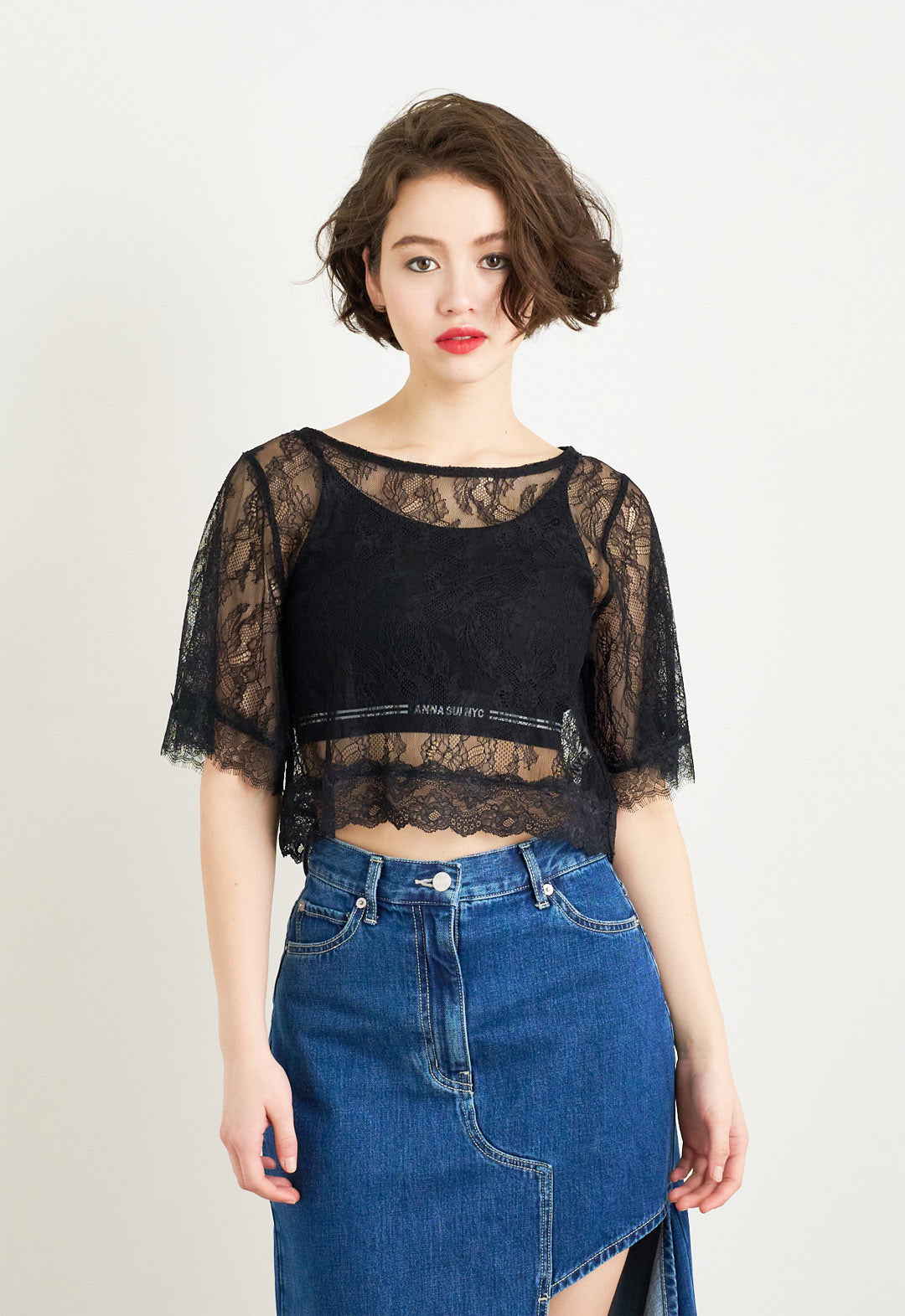 Botanical Mochie Flakes Cropped Tops