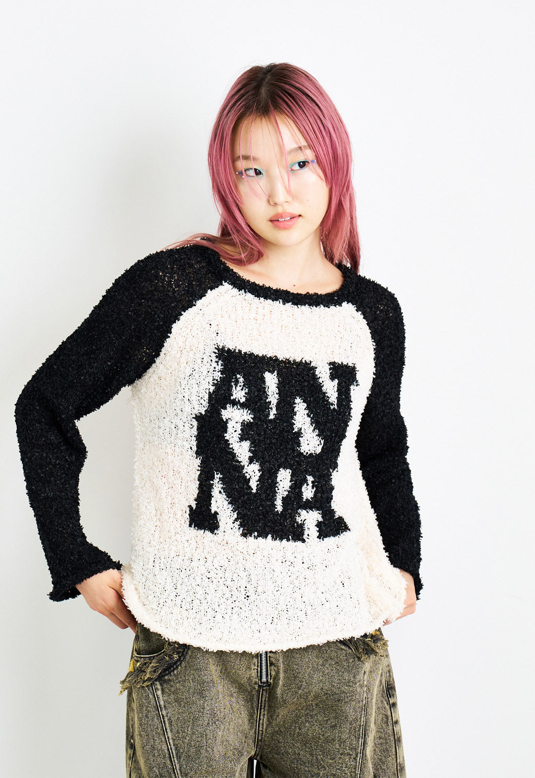 Flag Yarn AN Knit Pullover