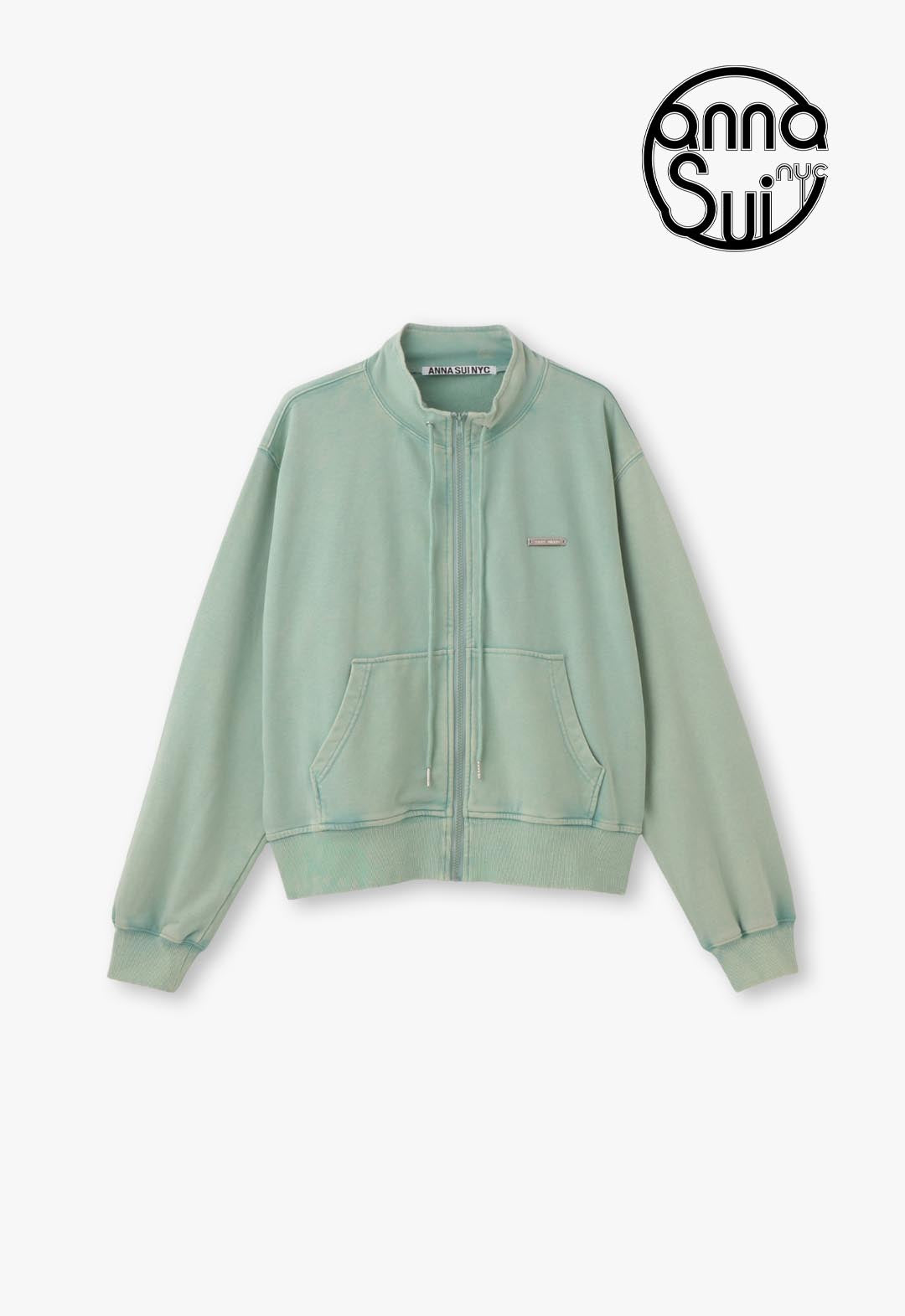 ハイネックジップスウェットジャケット