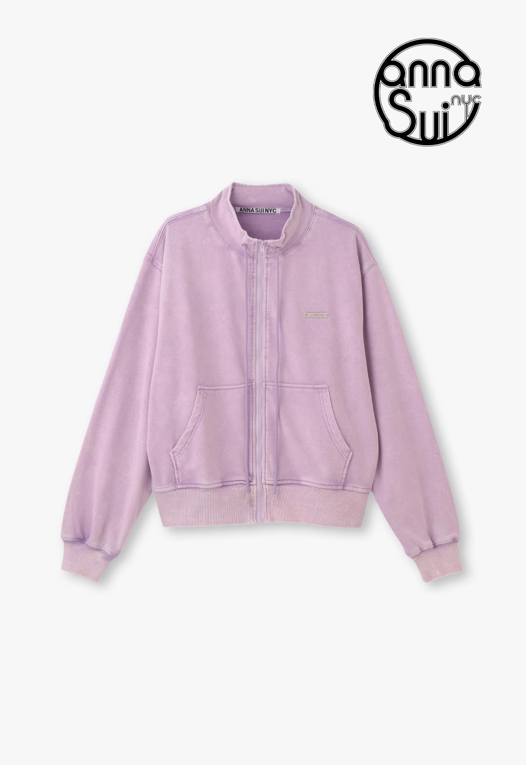 ハイネックジップスウェットジャケット