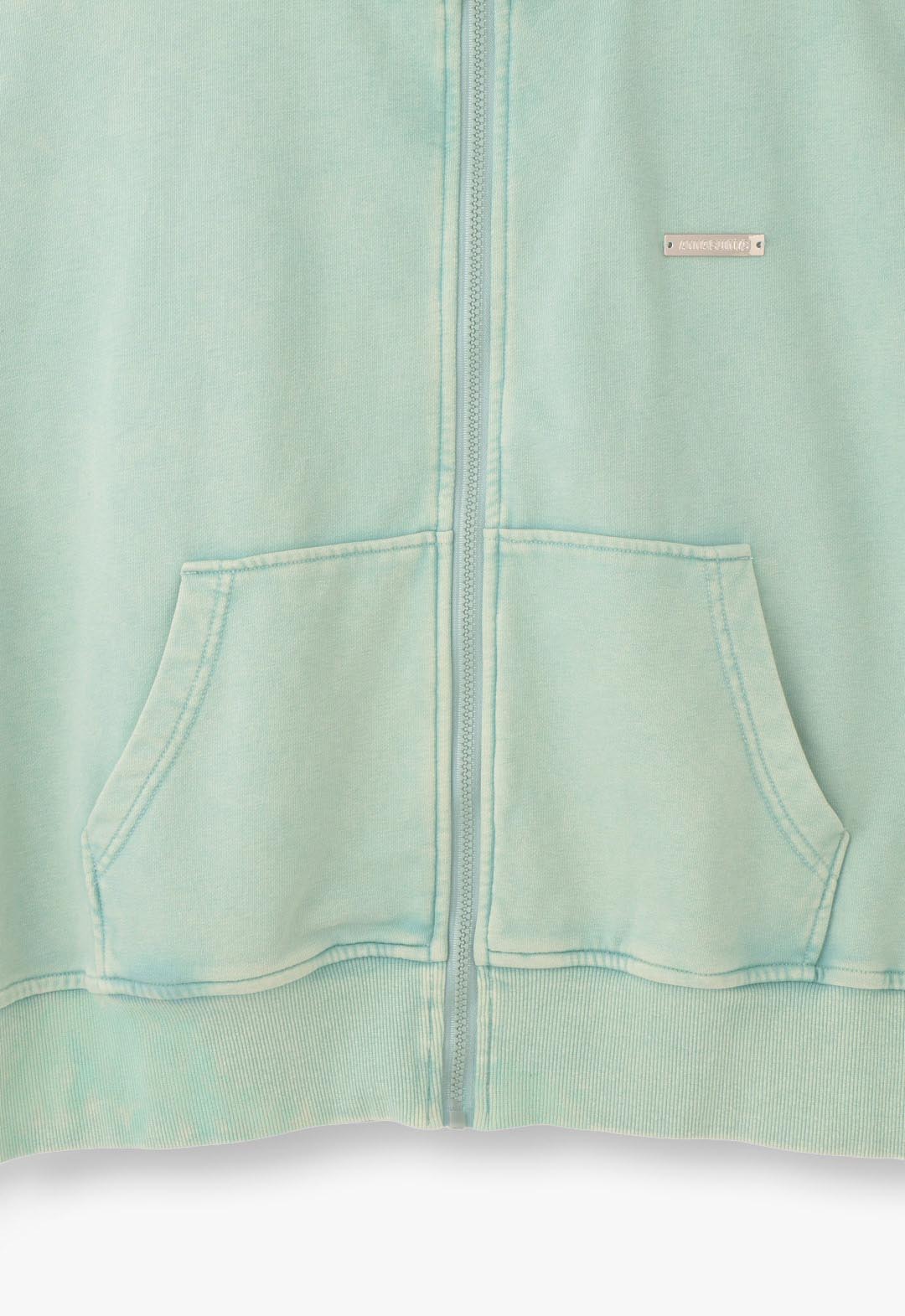 ハイネックジップスウェットジャケット