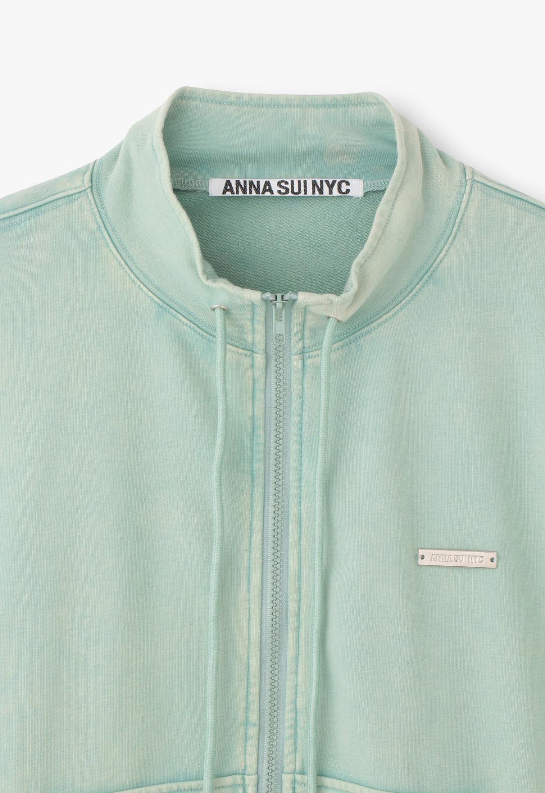 ハイネックジップスウェットジャケット