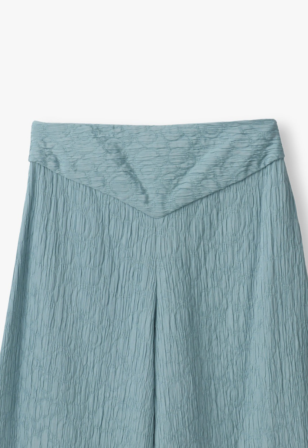 CRINKLE JACQUARD PANTS