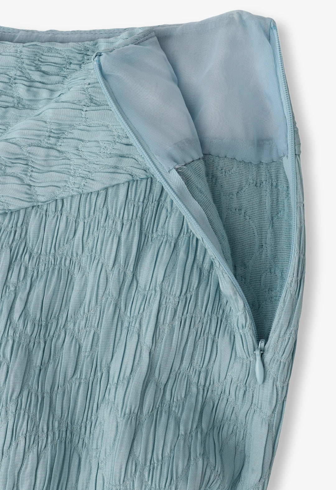 CRINKLE JACQUARD PANTS