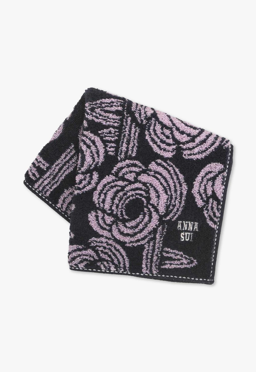 ローズラメパイル タオルハンカチ