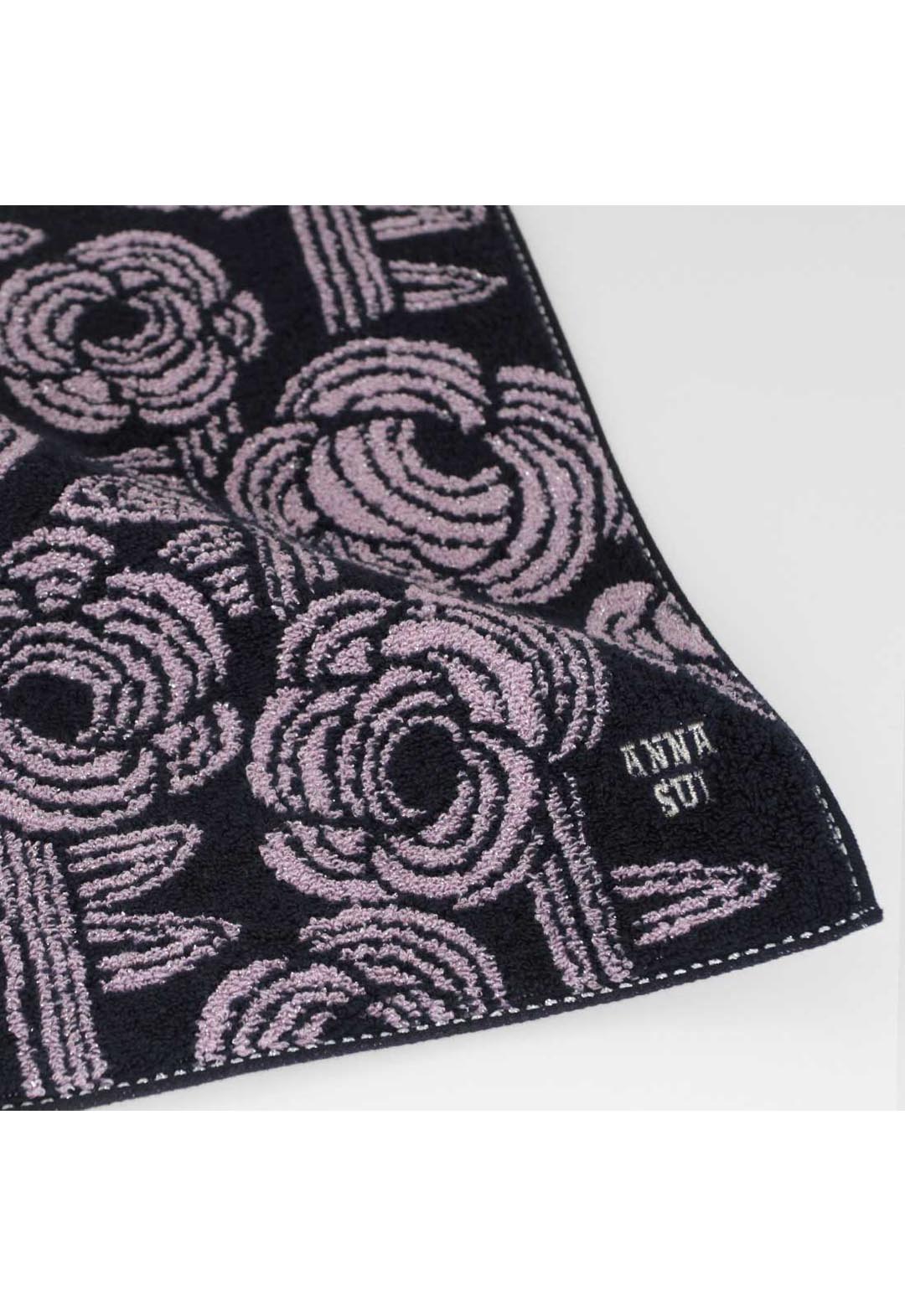 ローズラメパイル タオルハンカチ