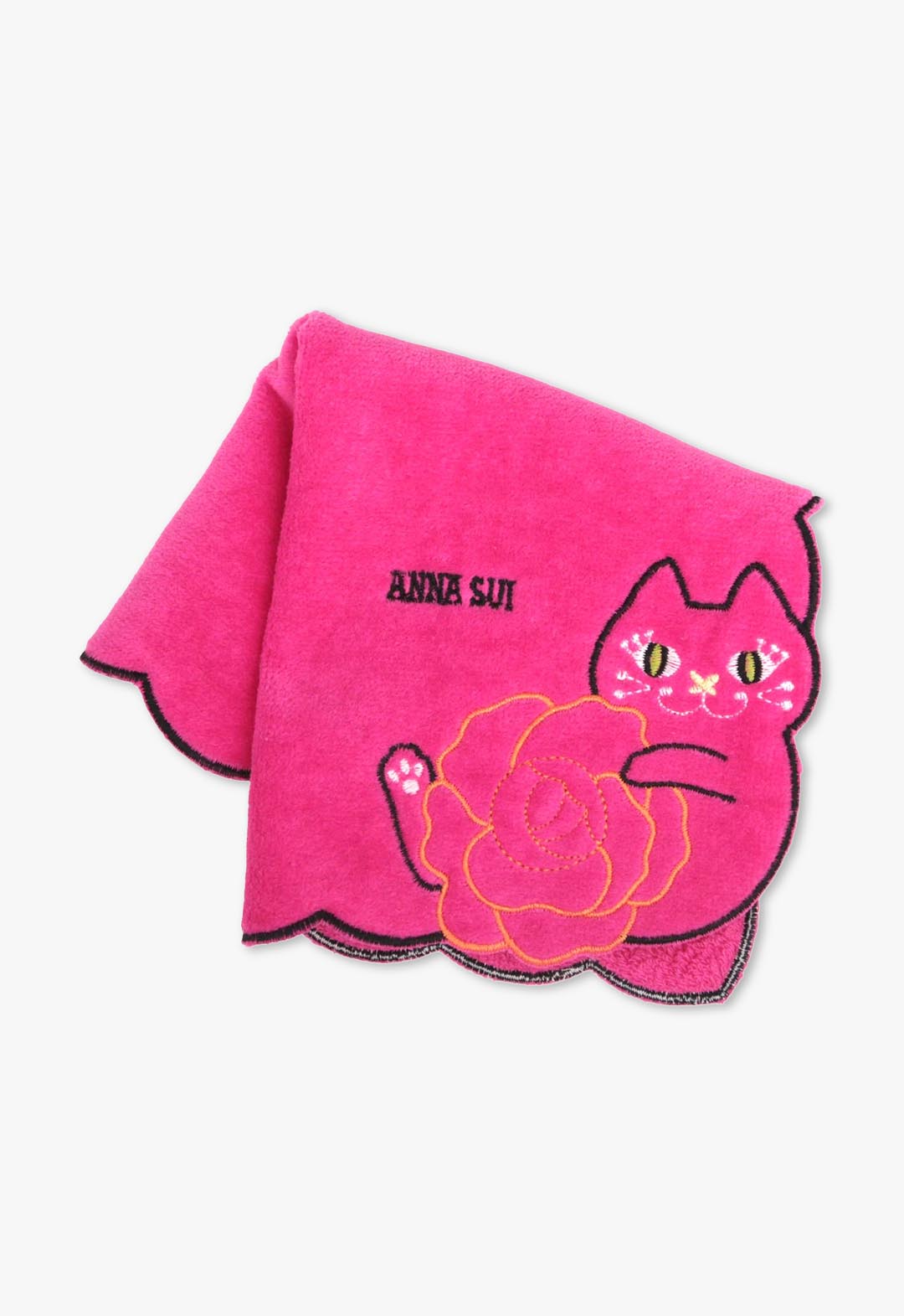 キャット&ローズ タオルハンカチ