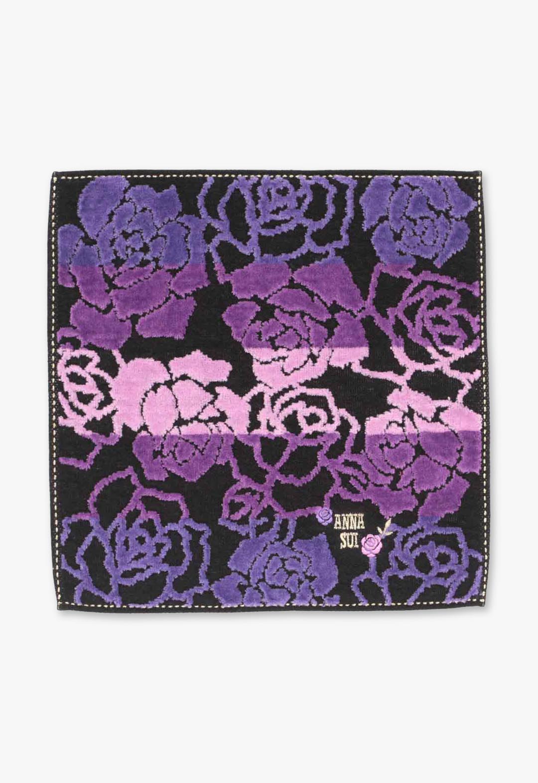 Rose pattern towel handkerchief