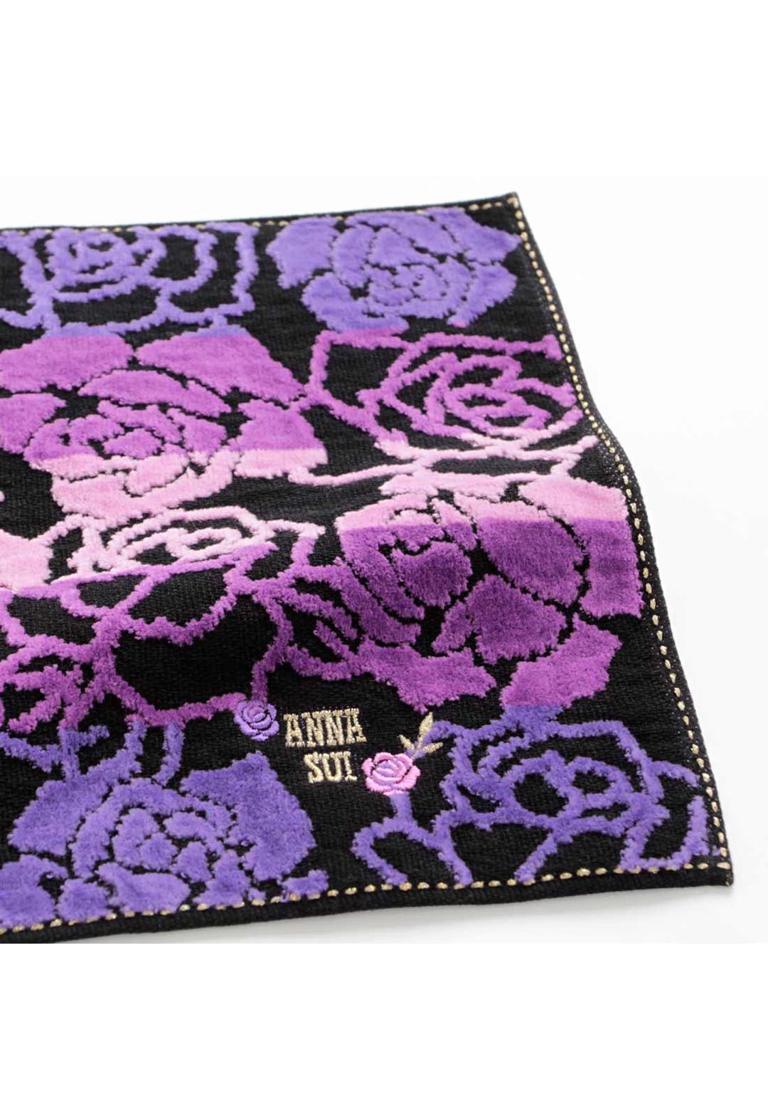 Rose pattern towel handkerchief
