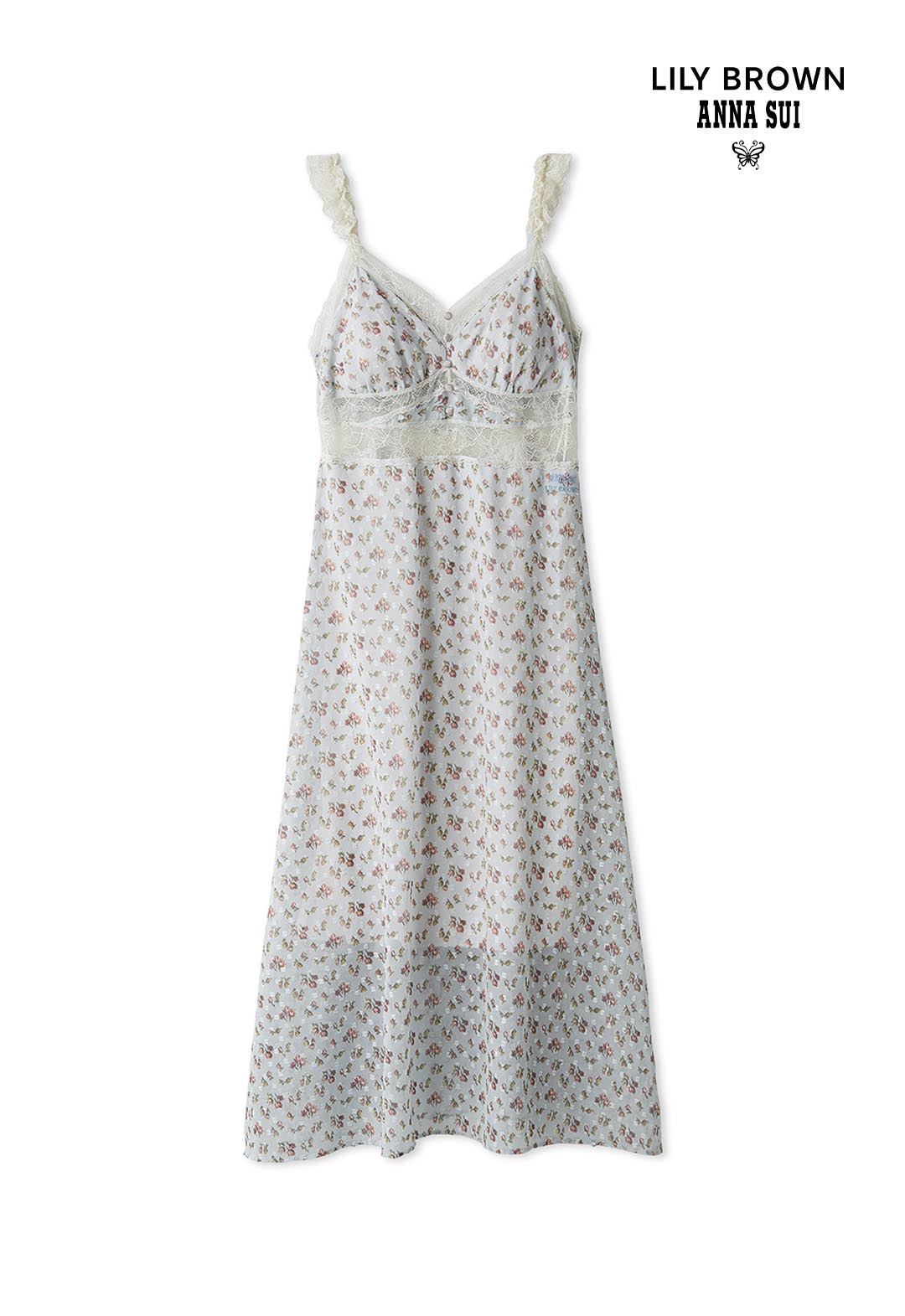 【LILY BROWN Lingerie×ANNA SUI】カップ付きキャミワンピース