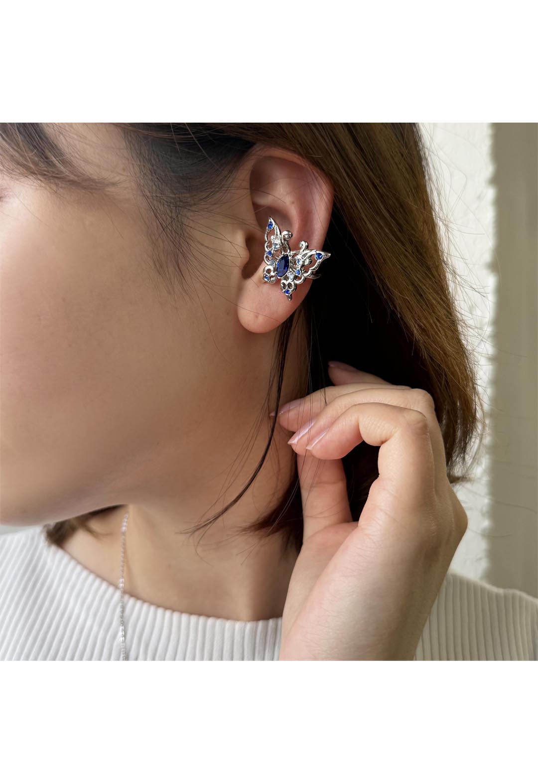 Butterfly Motif Ear Cuffs