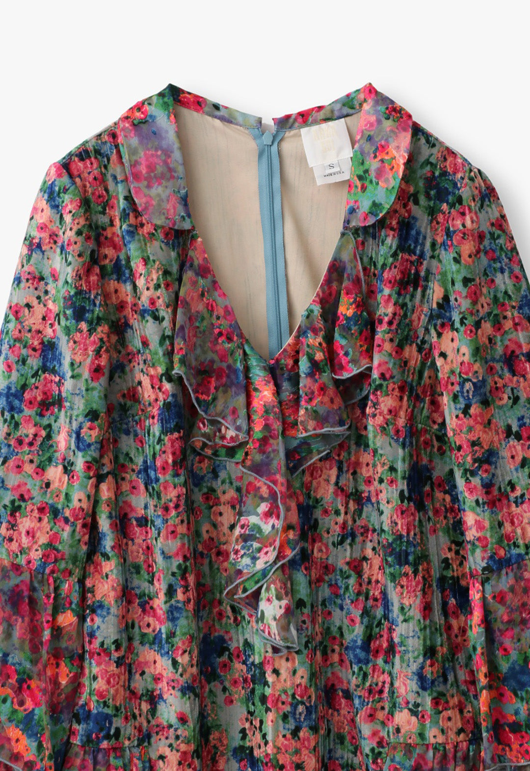GIVERNY COMBO RUFFLED TUNIC