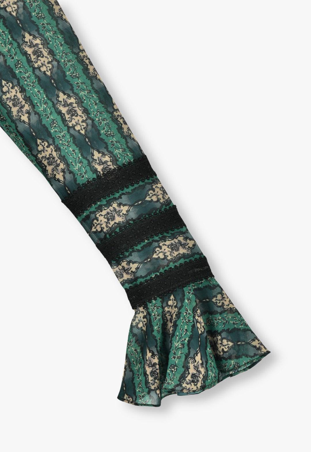 CAMEO STRIPE PRINT MAXI DRESS