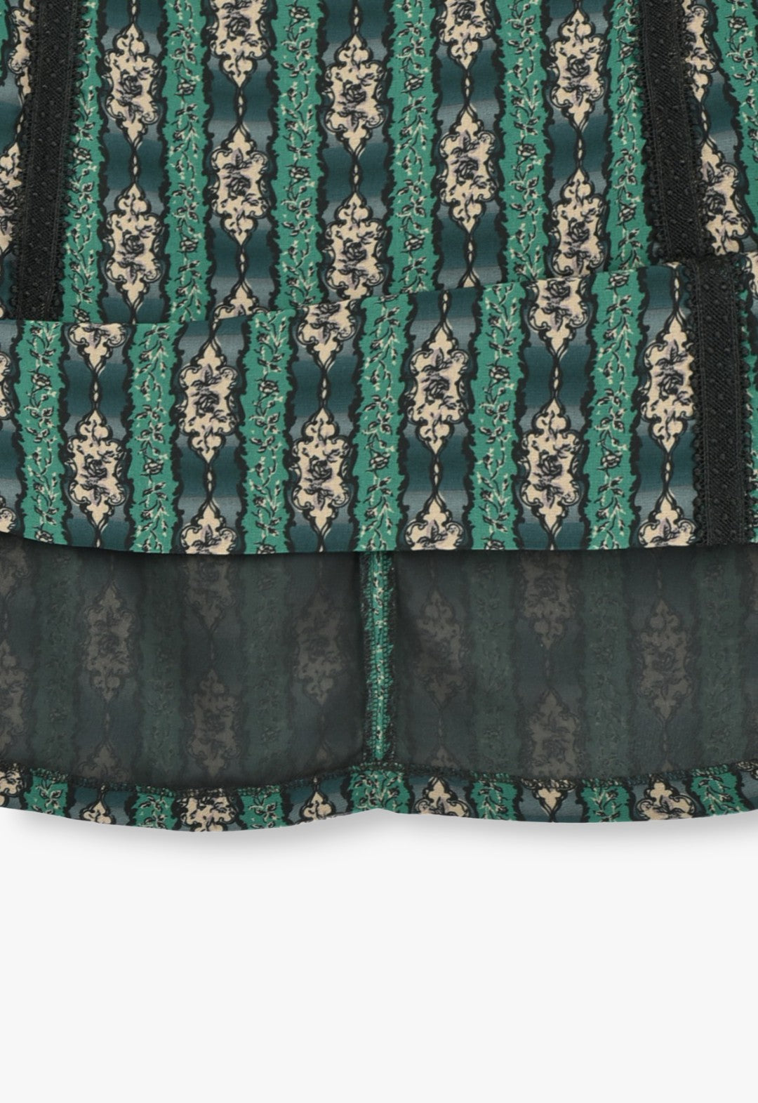 CAMEO STRIPE PRINT MAXI DRESS