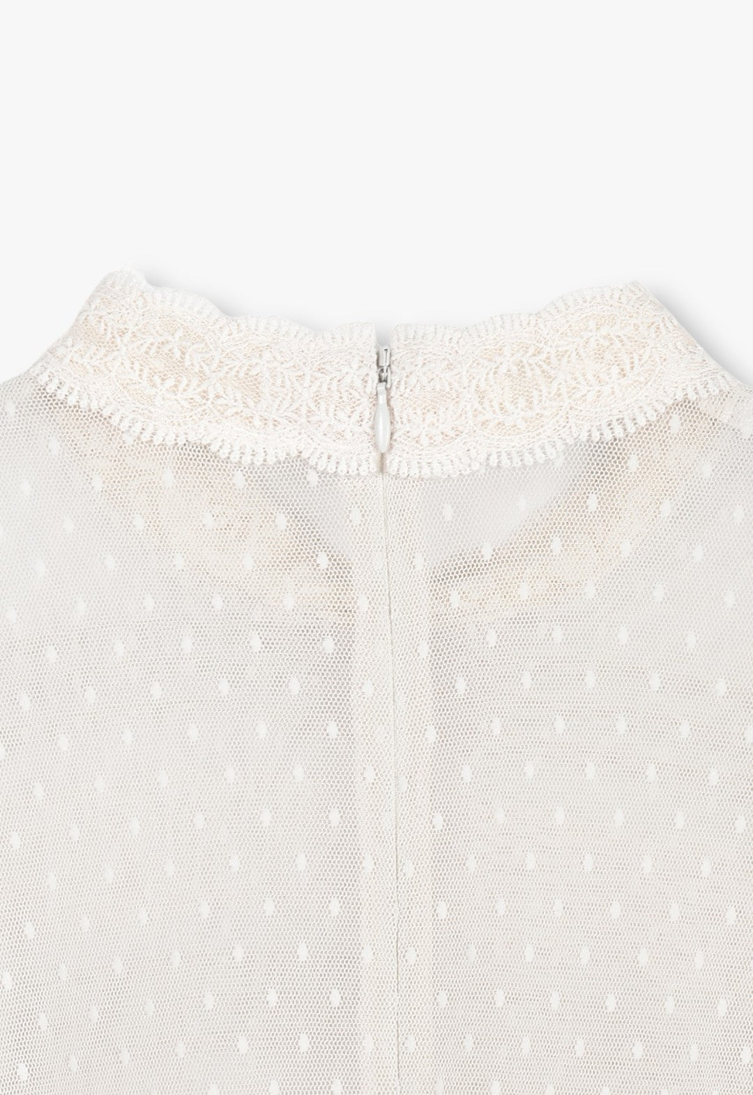 VICTORIAN LACE COMBO DROP WAIST DRESS