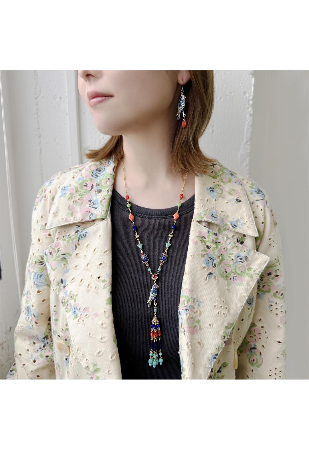 Egyptian motif necklace