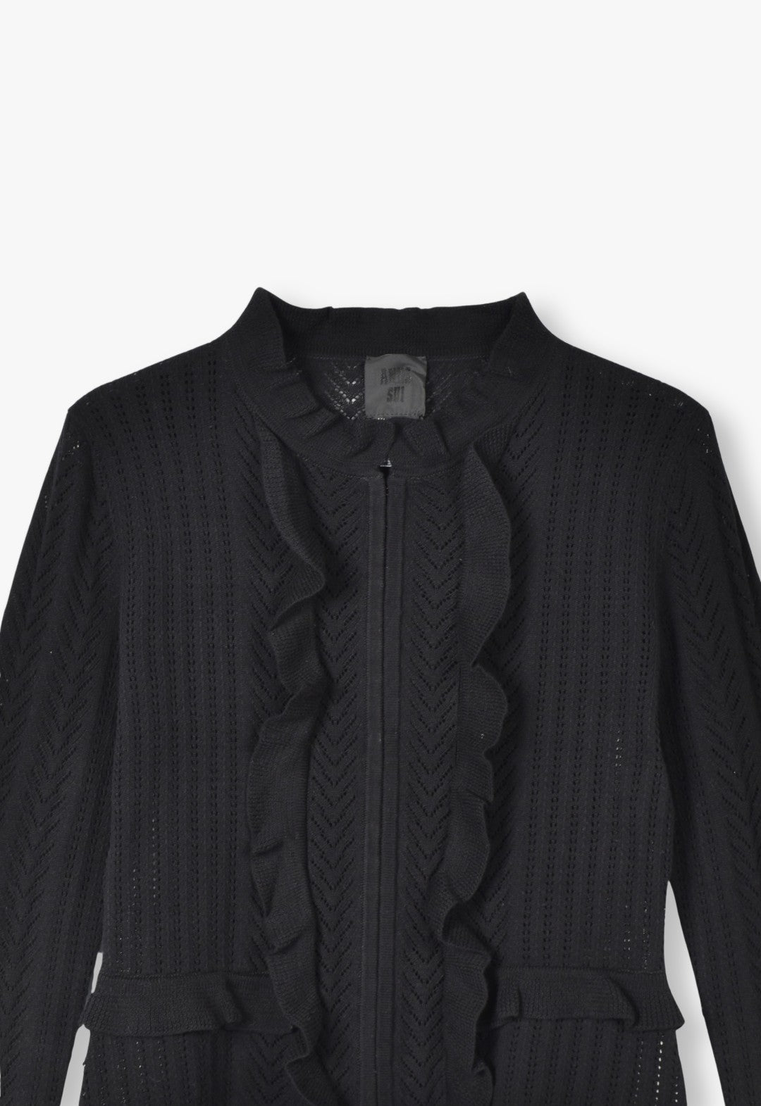 VICTORIAN POINTELLE KNIT CARDIGAN