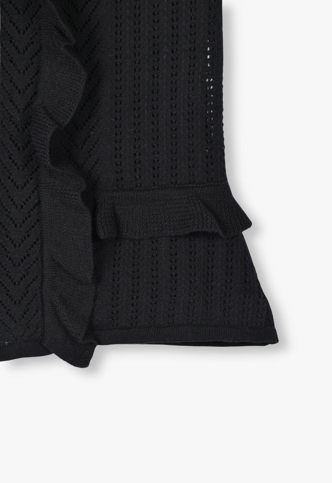 VICTORIAN POINTELLE KNIT CARDIGAN