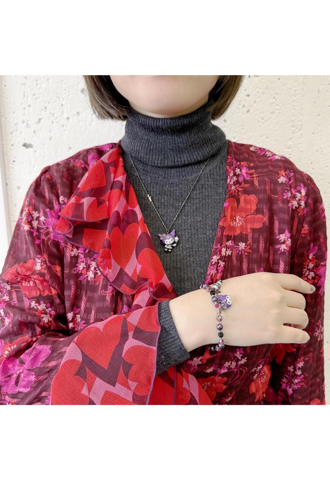 【限定BOX付】ANNA SUI×KUROMI ネックレス
