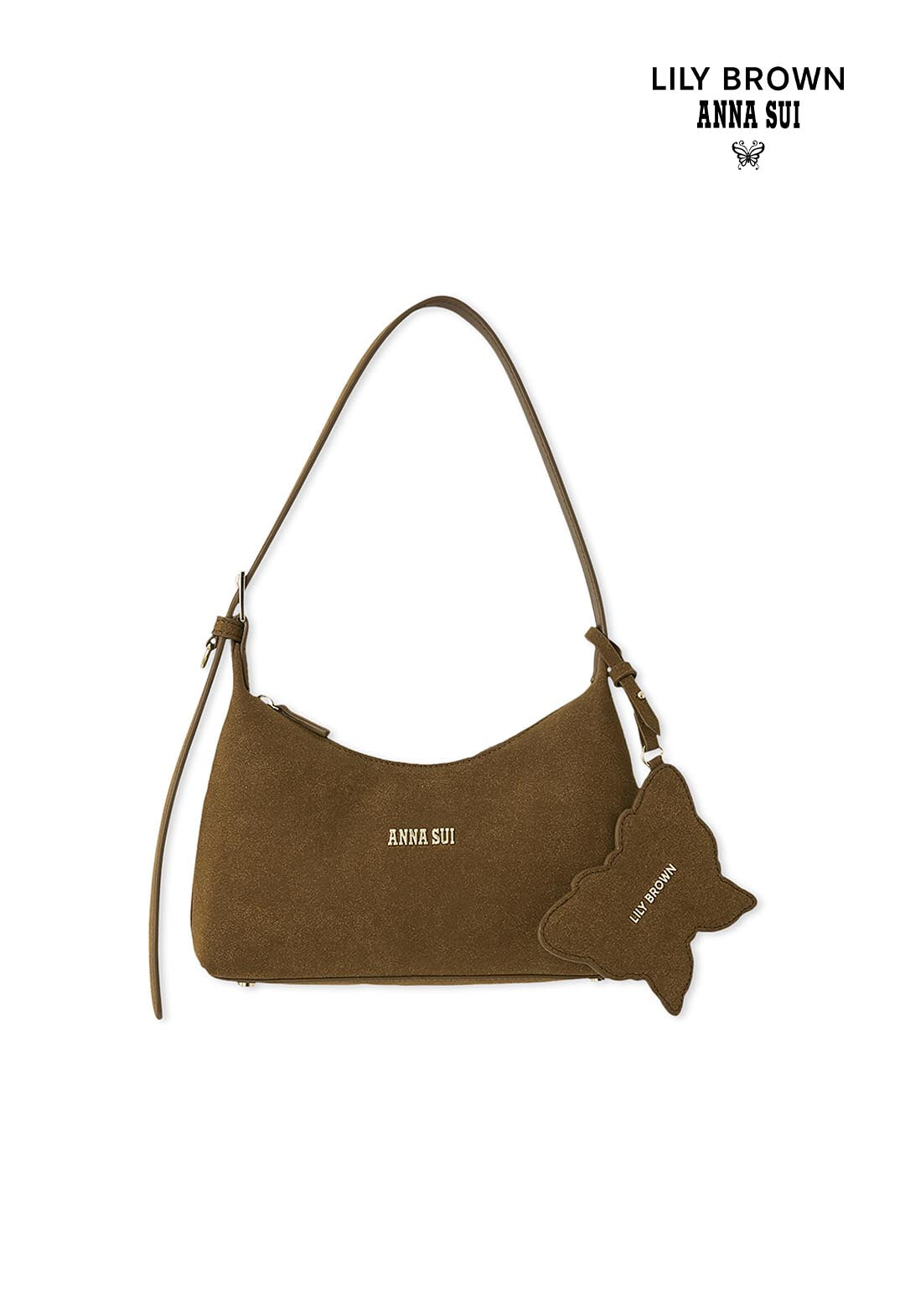 【LILY BROWN ×ANNA SUI】バタフライチャーム付きバッグ