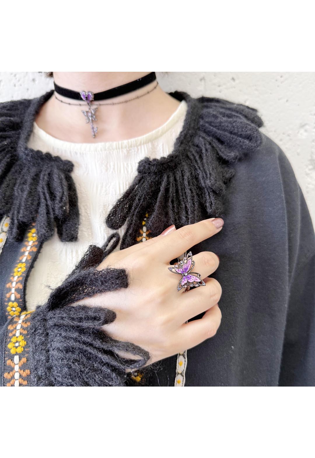Butterfly Motif Ring