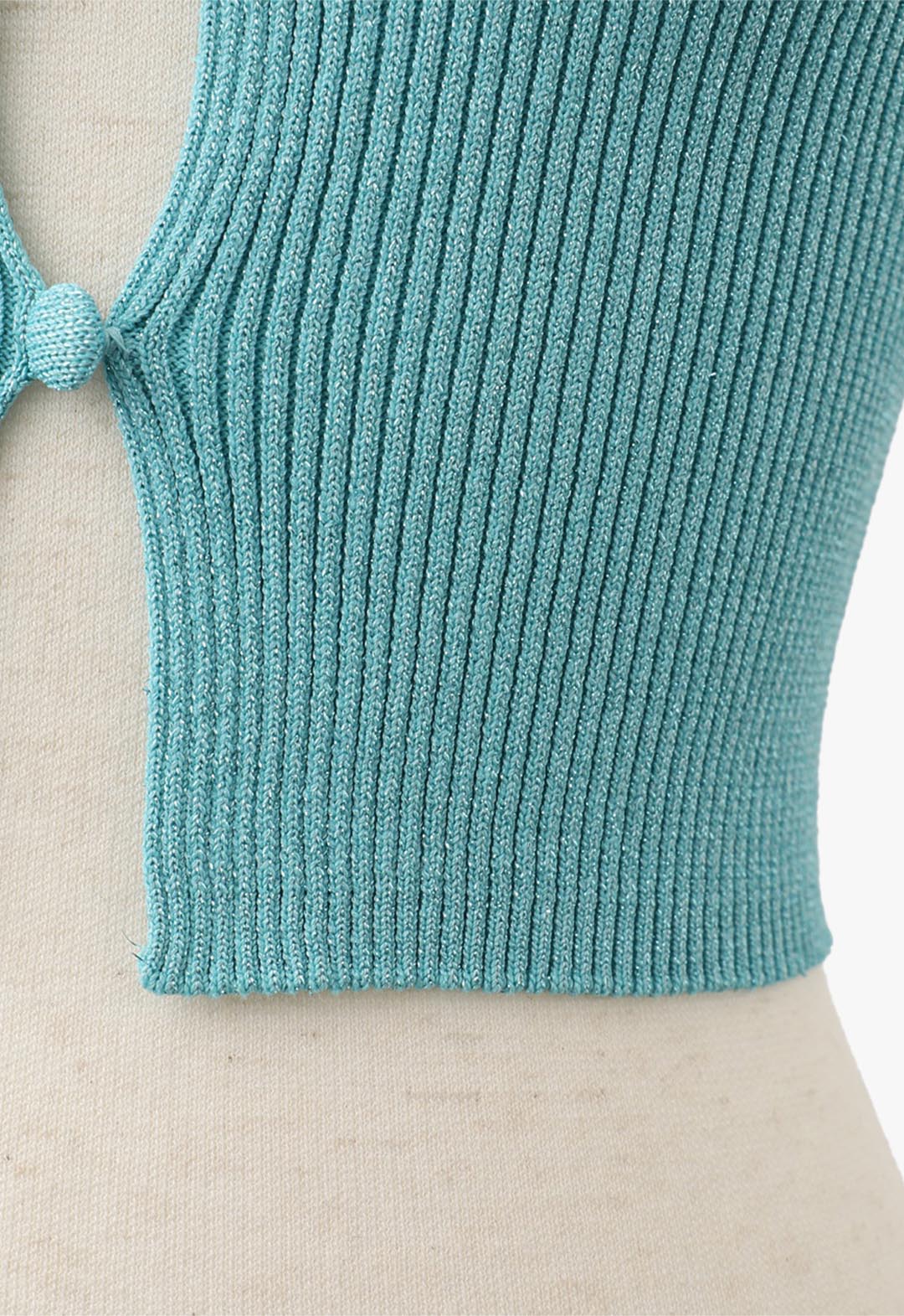 Glitter knit cardigan