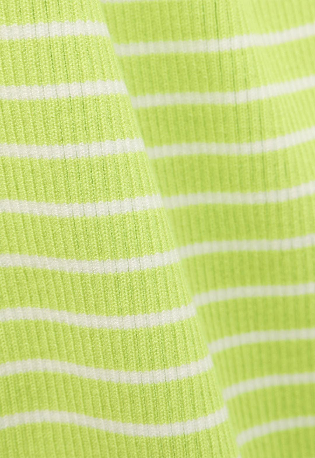 Striped knit short dress