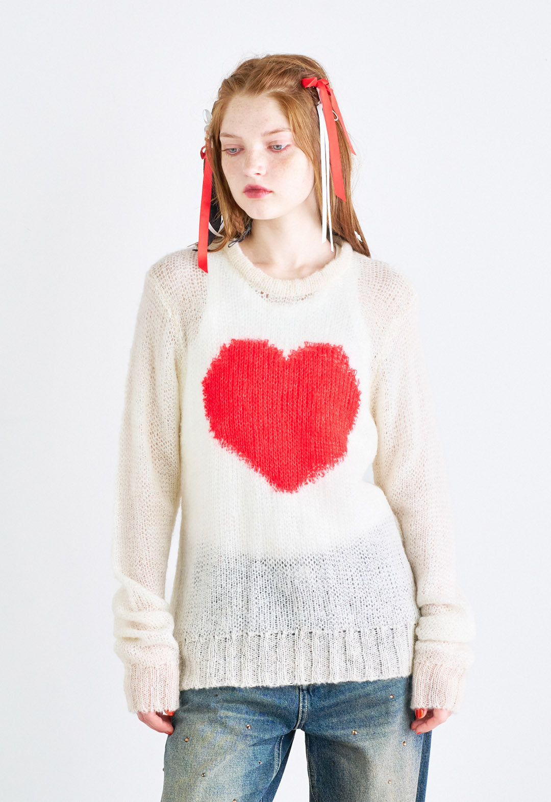 LOVE Mohair Knit Pullover