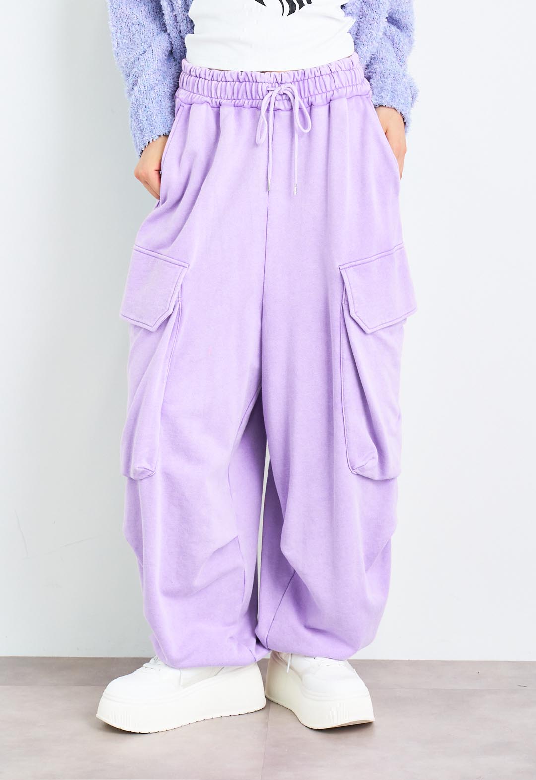 ビッグポケットバギースウェットパンツ