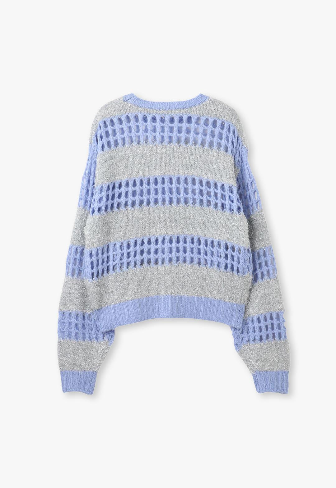 ラメシャギーニットプルオーバー