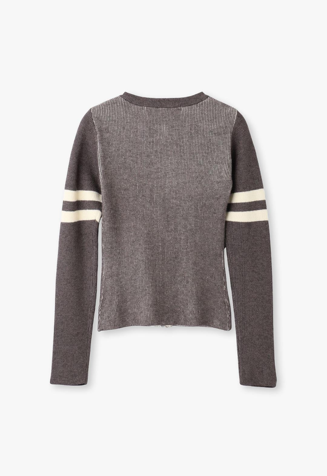 NYC配色ZIPカーデ