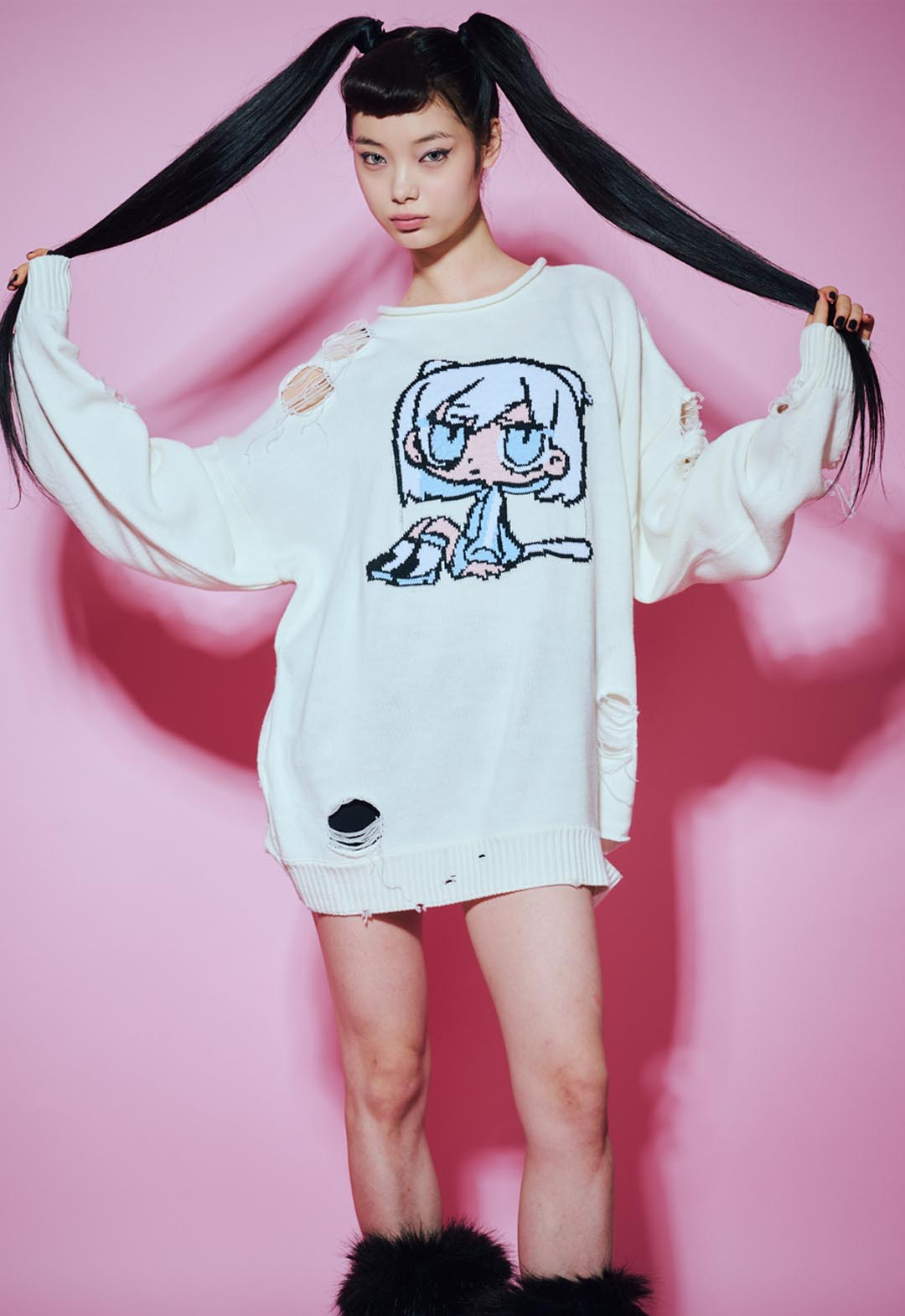 TERAジャガードニット