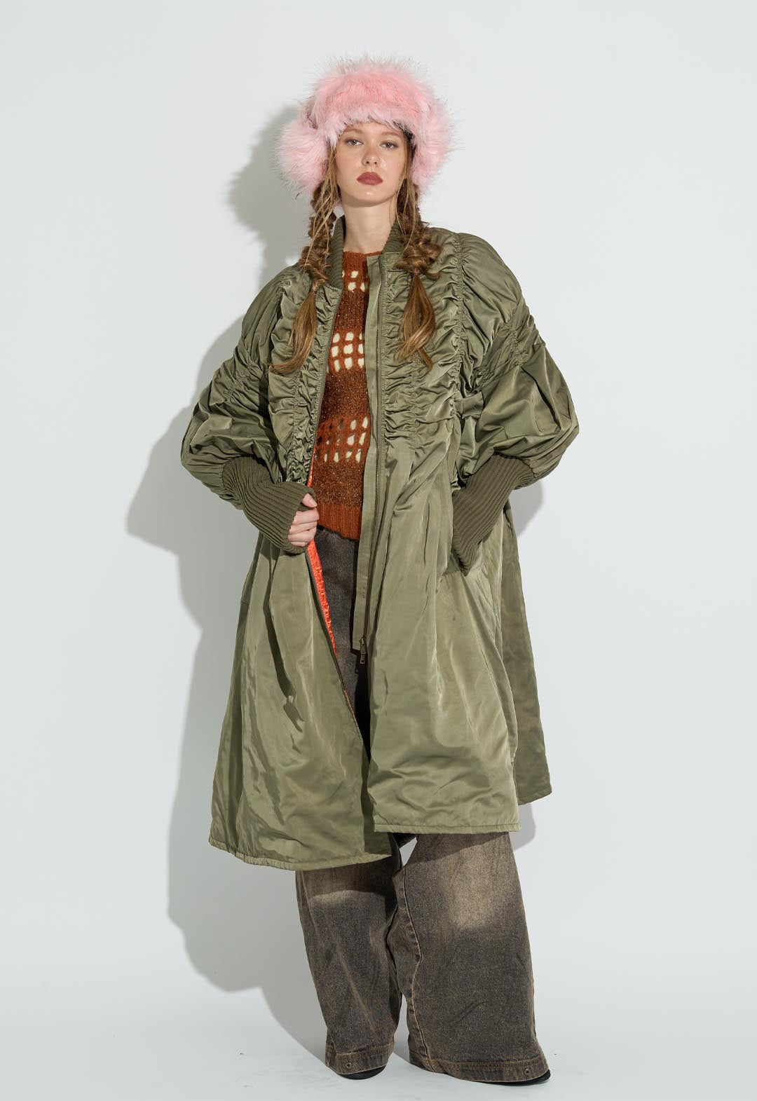 ロングMA-1コート