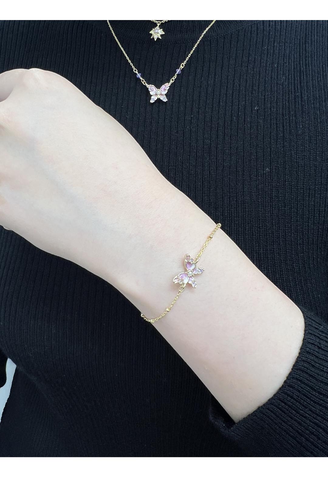 蝶モチーフ ブレスレット